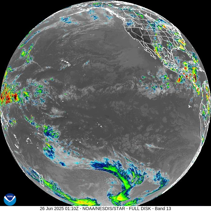 GOES 18 Full-Disk IR (U.S.)