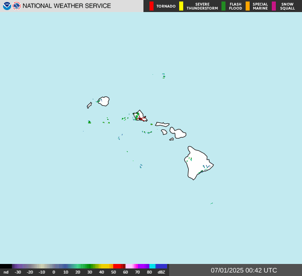 Radar Mosaic – Hawaii