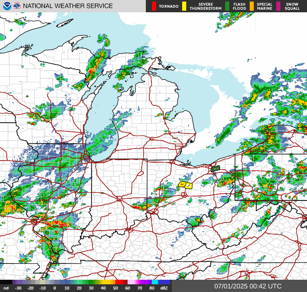 Radar Mosaic – Great Lakes
