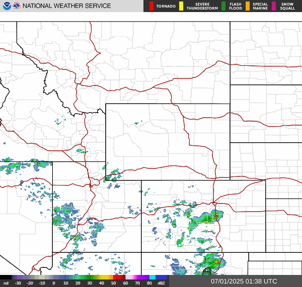 Radar Mosaic – Northern Rockies