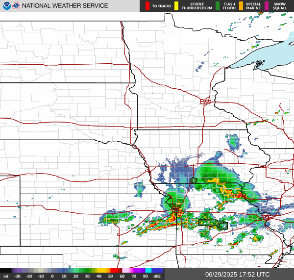 Radar Mosaic – Upper Mississippi Valley
